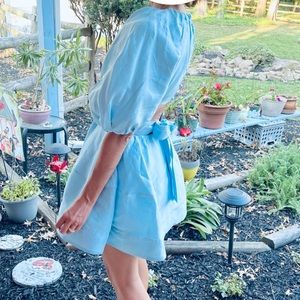 Aje AUSTRALIAN SIZE6 (us size 2/4) blue silk dress.